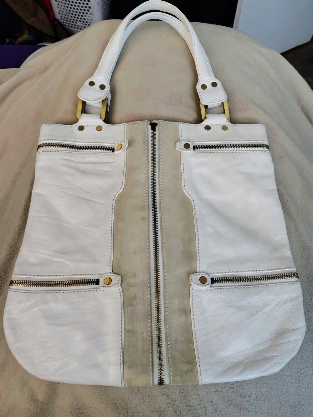 Jimmy Choo Mona Vintage Tote with COA - Picture 4 of 16